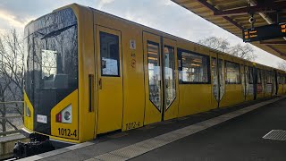 Mitfahrt in der U2 von Ruhleben bis Zoo im HK06 Wagen 1012-4 von der BVG