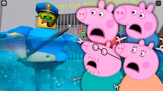 PEPPA PIG ESCAPE UNDERWATER BARRY'S PRISON RUN IN ROBLOX!