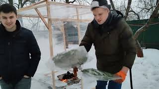 Баня своими руками за час / БАНЯ НА ПРИРОДЕ