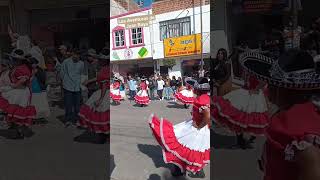 Baile folklórico Desfile de la Revolucion Mexicana en Romita Gto.