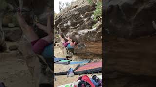 Scrawny and Brawny V8, Joe's Valley Bouldering