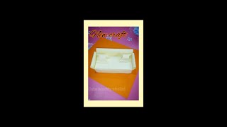 DIY-New Craft/How to Make a Paper Sofa/Using Origami Paper Crafts/Mini Paper Sofa.......#SHORTS