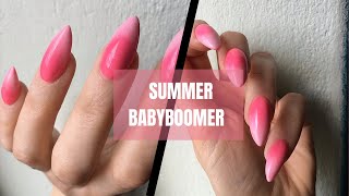 How to: Create Babyboomer Nail look for Summer