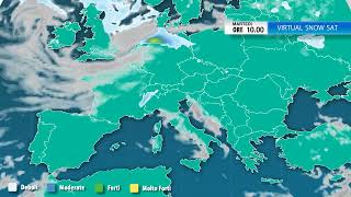 LA NEVE PREVISTA FINO A GIOVEDI' DAL NOSTRO MODELLO