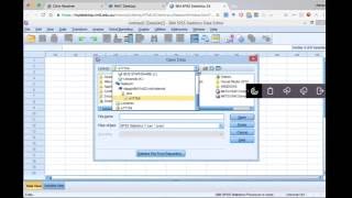 How to open an SPSS file via RMIT myDesktop