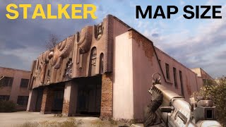 HOW BIG IS THE MAP in Stalker: Call of Pripyat? Walk Across the Maps