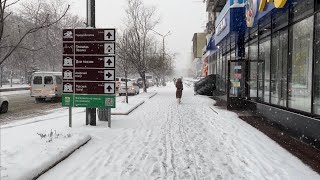 Walking Makhachkala. From Peter 1 Avenue to the City Beach (January 10,2023)