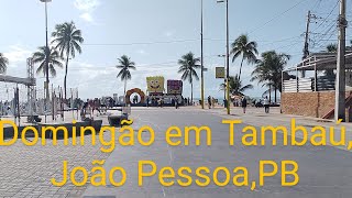 Domingão de Sol no inverno na praia de Tambaú,Jampa,PB