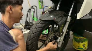 Tutorial bongkar pasang spakbor depan Honda ADV 160 🔥🔥 || asli repot ternyata😄😄