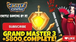 GRAND MASTER 3 (+5800 TROPHY 🏆) CASTLE CRUSH 🏰@castlegamingbydz