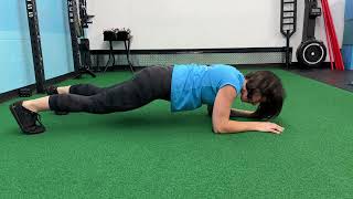 Plank Scap Retractions (on feet and elbows)