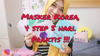 Review masker korea unik, 5 hari kinclong | Rini