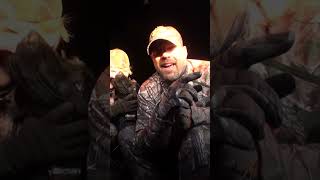 That's a good boy and that's a good turkey! - MyOutdoorTV QuickShots #turkeyhunting #hunting