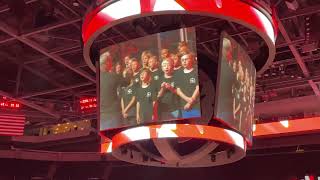 National Anthem - Manitoba Moose verses the Milwaukee Admirals, February 23, 2023