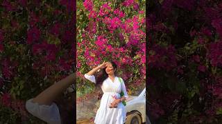 Bougainvillea #bhubaneswar #flowers #pinkflower #summeroutfits #whiteoutfit #viral