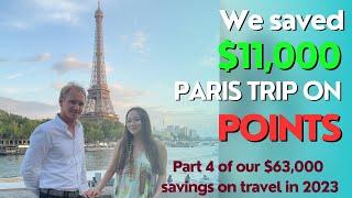 PARIS TRAVEL with points and miles 🇫🇷✈️✨ FRANCE trip in luxury