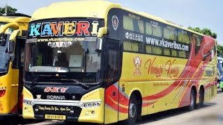 Scania sleeper multi-axle bus/Kaveri travel's busBus simulator Indonesia/#bussid#viral #youtubevideo