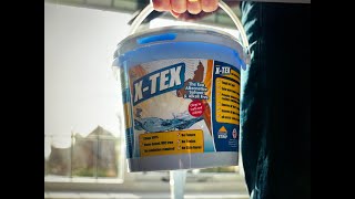 X Tex Textured Coatings remover in Action