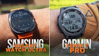 Samsung Galaxy Watch Ultra VS Garmin Fenix 7 Pro vs Garmin Epix Pro