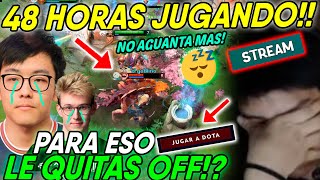 😭INSANO! WISPER CONFIESA QUE LLEVA MAS DE 48H JUGANDO, NO PUEDE MAS Y KITEA! SABERLIGHT LE QUITA OFF