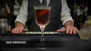 The Cocktail Club. How to make a San Gennaro. Recipe by Chino Márquez.