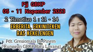 PJJ GBKP TGL 05 - 11 NOPEMBER 2023