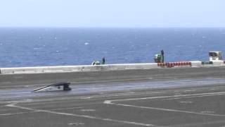 Flight Deck Operations on board Nimitz-Class Aircraft Carrier USS John C. Stennis, CVN 74