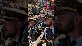 DESFILE MILITAR. BROCHE FINAL PROCESIÓN CORPUS CHRISTI. TOLEDO 2024