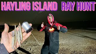 Fishing for RAYS at HAYLING ISLAND | Sea Fishing UK