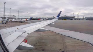 SAS A320neo Time-Lapse landing into Stockholm Arlanda Airport + full taxi | A320neo seat 20F