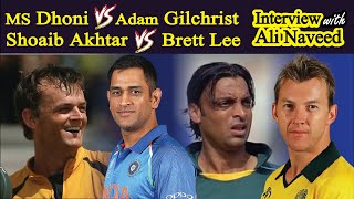 MS Dhoni vs Adam Gilchrist - Shoaib Akhtar vs Brett Lee by Salman Butt with Ali Naveed - CricBridge