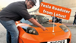 I drove a car in space! The Tesla Roadster was insane!! #cranksndpistons #tesla #roadster