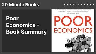 Poor Economics - Book Summary