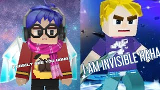 HOW TO FIND INVISIBLE PLAYER WITHOUT FLAME IN BEDWARS||BLOCKMAN GO||DakshGamez||