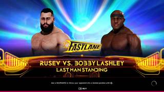 WWE 2K20 STARRCADE PREDICTIONS : BOBBY LASHLEY VS RUSEV