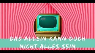 DAS ALLEIN KANN DOCH NICHT ALLES SEIN - Schlagerhits auf Vinyl