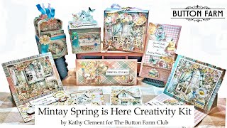 Mintay Spring is Here Creative Kit for Button Farm Club Reveal