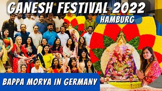 Ganesh Festival in Germany|Bappa Morya|Hamburg|Indians in Germany 🇩🇪