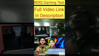 RDT2 LIVE GAMING TEST 🔥🔥 #shorts #techburner #trending #viral #youtubeshorts