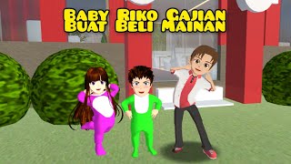 Baby Riko Gajian Buat Beli Mainan | Drama Sakura School Simulator