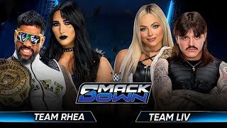 Liv Morgan & Dominik Mysterio vs Rhea Ripley & Jey Uso Full Match WWE SmackDown Highlights Today