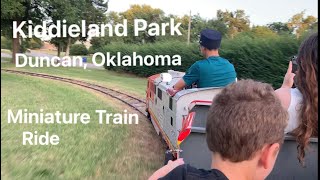 Kiddieland Duncan Oklahoma - miniature train ride