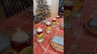 Christmas centerpiece, diy holiday table decor, Christmas decor idea #christmasdecorating #xmasdecor