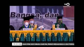 Pelaksanaan Wisuda Ke-76 UIN Sumatera Utara Medan Tahun 2021