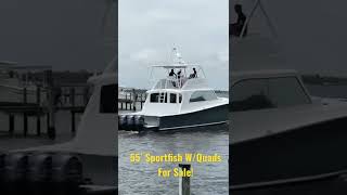 55ft Sportfish With Quad Outboards For Sale