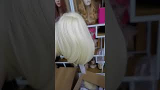 lace wig short blonde