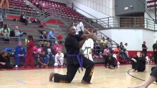 Brian performing the bo kata Yoseikan Kobukan at the OKA Core Strong Tournament 2015