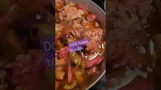 Chicken Cacciatore #pinayvlogger #shortvideo