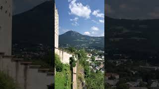 Beautiful Top view of Salzburg city from Hohensalzburg Fortress #austria #salzburg #fortress