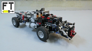 LEGO Technic 4 x 4 chassis (MOC) - new suspension and custom tires